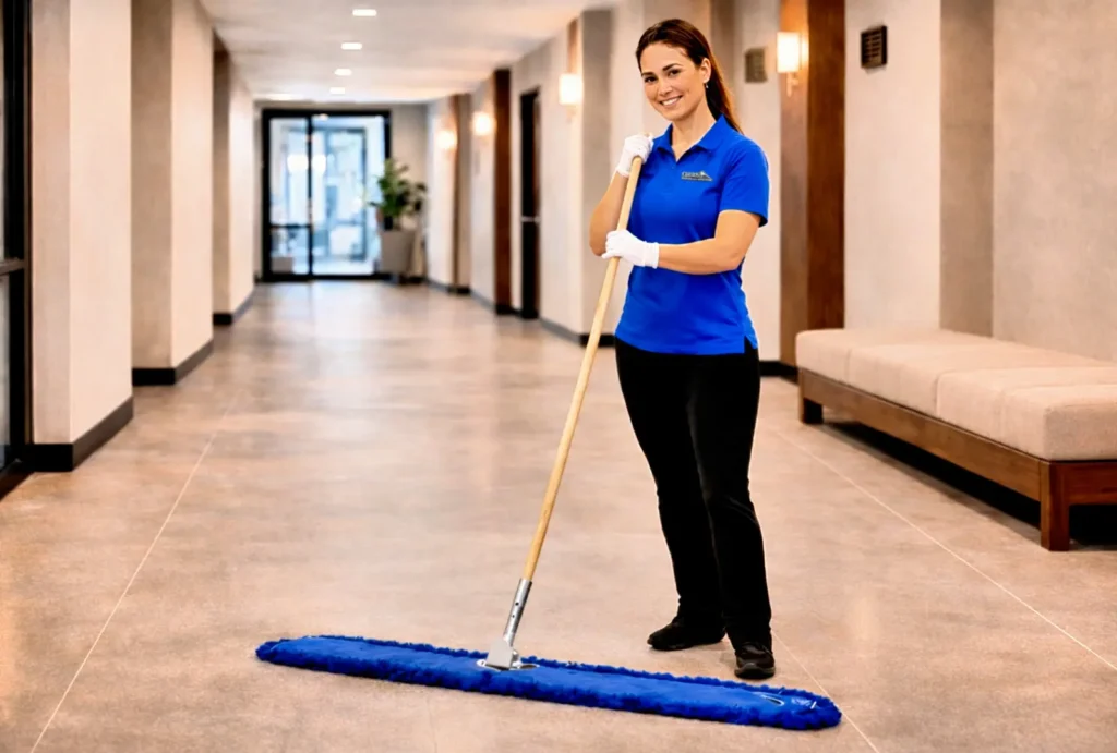 Apartment common area janitorial cleaning services in Seattle WA for property managers